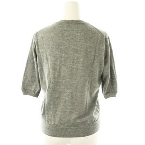 IENA 24AW ARKABA アンサンブルニット クルーカーディガン ニットカットソー グレー /MI OS