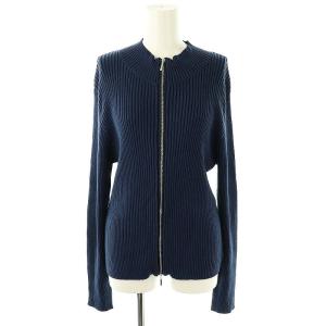 COCO DEAL 23AW セットアップ ジップアップニットカットソー リブニットマーメイドスカート 2 紺 /MI OS