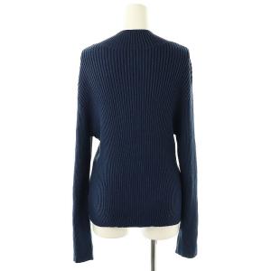 COCO DEAL 23AW セットアップ ジップアップニットカットソー リブニットマーメイドスカート 2 紺 /MI OS