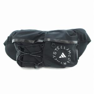 バムバッグ ボディバッグ ロゴプリント 黒 ブラック B62006 /JS