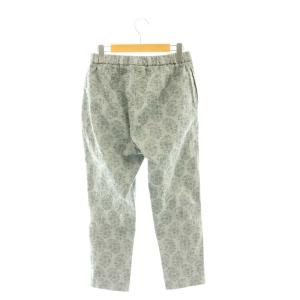 45rpm 花巴ジャカードスリムパンツ テーパード ジッパーフライ 2 ライトグレー ダークグレー /DO OS