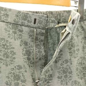 45rpm 花巴ジャカードスリムパンツ テーパード ジッパーフライ 2 ライトグレー ダークグレー /DO OS