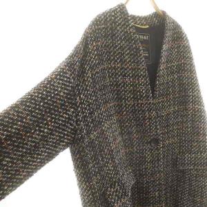 JOURNAL STANDARD L'ESSAGE 23AW SUPER140S/GIOLICAコクーンコート F ネイビー