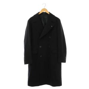Brilla RICH ウール ダブル コート チェスター 48 濃紺