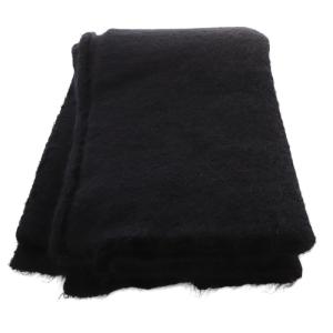 HAIDER ACKERMANN ストール モヘヤ混 マフラー 黒 ブラック /SR9 SH