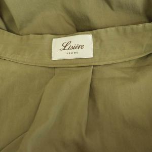 コットンタイプライタースキッパーロングシャツワンピース 七分袖  