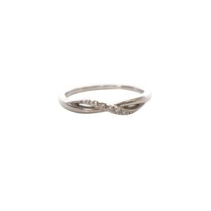 指輪 リング クロス Pt900 9号 プラチナ /YO5