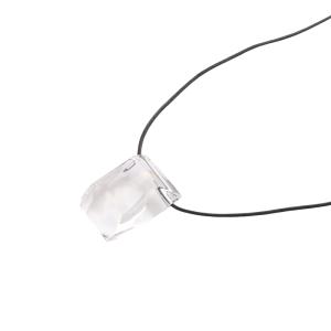 クリアネックレス ペンダント 黒 ブラック /SR23