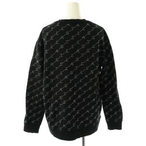STELLA McCARTNEY ロゴ ラインストーン スウェット トレーナー プルオーバー 42 ブラック /DF OS