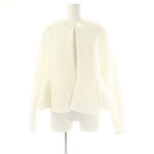 Demi ペプラムジャケット ホワイト