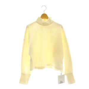 24SS ハイネック プルオーバー トレーナー アイボリー /AT OS