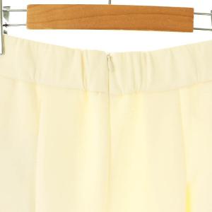 martinique 24SS ダンボールタックフレアスカート ロング オフホワイト /DF OS
