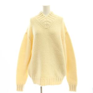 SUPER FINE WOOL AIRY KNIT V-NECK P/O ニット セーター プルオーバー