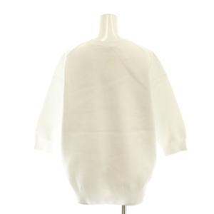 Framework ウォッシャブルスムースプルオーバー ニット セーター 五分袖 F 白 ホワイト /AT OS