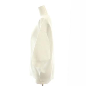 Framework ウォッシャブルスムースプルオーバー ニット セーター 五分袖 F 白 ホワイト /AT OS