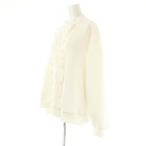 TSURU by Mariko Oikawa 23AW Mylo プルオーバー ブラウス フリル 長袖 F ホワイト /DF OS