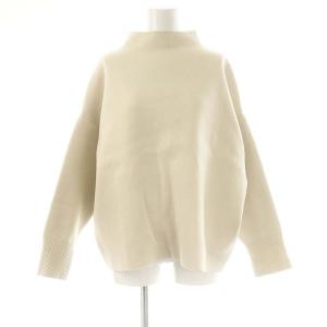 MINAスムース編みハイネックプルオーバー ニット セーター 長袖 ベージュ /NR OS