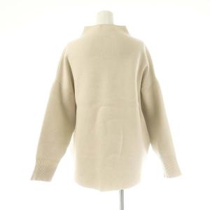 NOBLE MINAスムース編みハイネックプルオーバー ニット セーター 長袖 ベージュ /NR OS