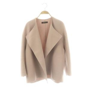 スプリングリバーミドルコート ノーカラー 0 ピンク /MI OS