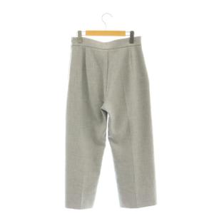 FOXEY NEW YORK collection ワイドクロップドパンツ ストレッチ 40 グレー 39605 /HK OS