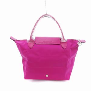 Longchamp ル・プリアージュ クラブ ハンドバッグ トート ホース刺繍 ピンク L1621619P40 /UO