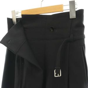UNITED TOKYO UNITEDTOKYO 24AW HAKAMA タックワイドパンツ ベルト付き 2 ブラック /DF OS