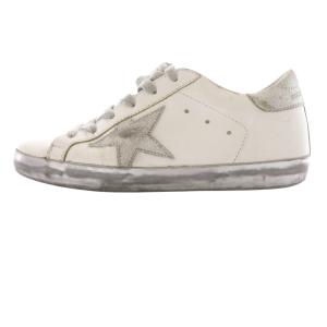 SUPER STAR USED加工 スニーカー 35 白 ホワイト シルバー色 GCOWS590 /SR11