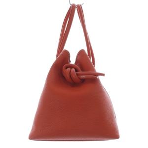 BOND ハンドバッグ レザー 朱色 レッド /SR12