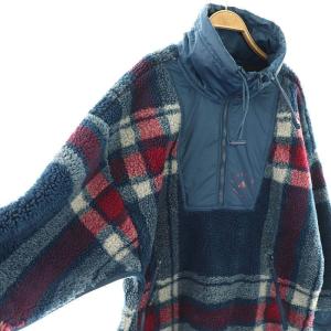adidas by Stella McCartney Fleece Jacquard フリースジャガードジャケット ブルゾン プルオーバー オーバーサイズ M