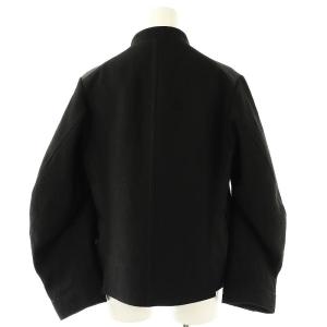 Tao AD2018 マオカラーウール切替シングルジャケット M ブラック