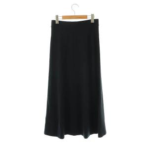 EVERYDAY I LIKE Jersey フレアスカート イージー 紺 /MI OS SH