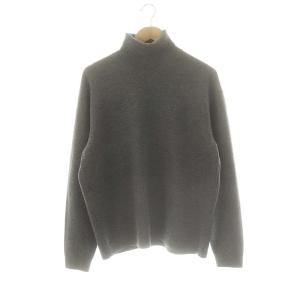 FINE WOOL MELTON TURTLENECK セーター ニット タートルネック 長袖 04 グレー