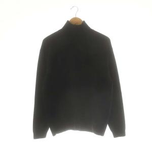 FINE WOOL MELTON TURTLENECK セーター ニット タートルネック 長袖 04 ブラック