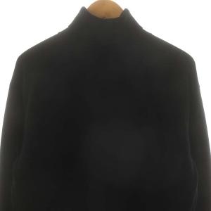 ATON FINE WOOL MELTON TURTLENECK セーター ニット タートルネック 長袖 04 ブラック