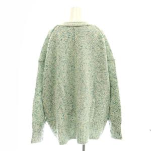 three dots Melange cardigan ミックスカラー ニット カーディガン S ブルー グリーン /DF OS