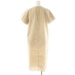theory luxe 24SS Hatch Jaylene ワンピース ロング 半袖 S32 ベージュ /DF OS