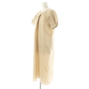 theory luxe 24SS Hatch Jaylene ワンピース ロング 半袖 S32 ベージュ /DF OS