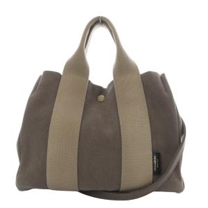 トートバッグ ショルダーバッグ 2way 斜め掛け マイクロスエード ブラウン /YO8