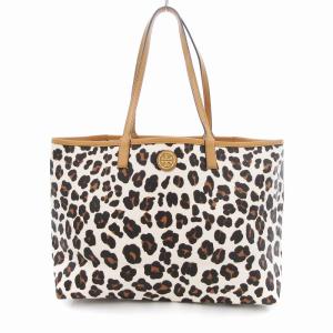 トートバッグ PVC レオパード柄 ベージュ系 /UO