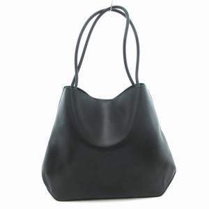 CHARLES & KEITH CHARLES&KEITH チャールズ&キース トートバッグ ロゴ レザー 黒 ブラック /JS