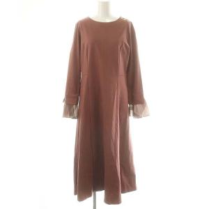 コンパクトクリアーポンチワンピース ロング 38 テラコッタ /DF OS