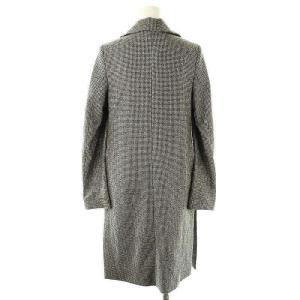 ALLSAINTS TAMIA WOOL BLEND CHECK DUSTER チェスターコート アウター チェック 4 ブラック