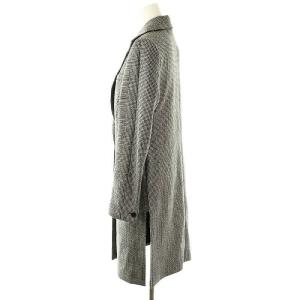 ALLSAINTS TAMIA WOOL BLEND CHECK DUSTER チェスターコート アウター チェック 4 ブラック