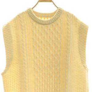 JOURNAL STANDARD LUXE アランアミ クルーネックベスト ニット アイボリー /HK OS