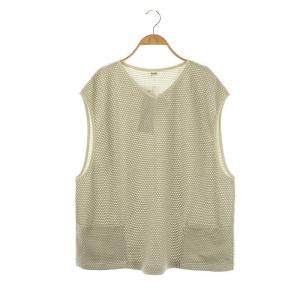 24SS JAQUARD KNIT VEST プルオーバー ベスト ニット L グレー /MI OS