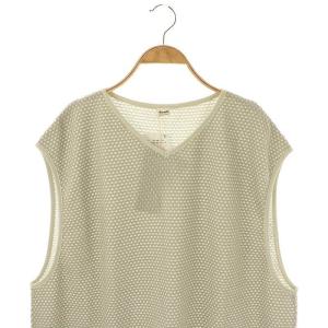 chimala 24SS JAQUARD KNIT VEST プルオーバー ベスト ニット L グレー /MI OS