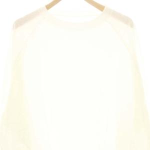 JOURNAL STANDARD LUXE ラスティックジャージークルーネックプルオーバー カットソー F ホワイト /ES OS