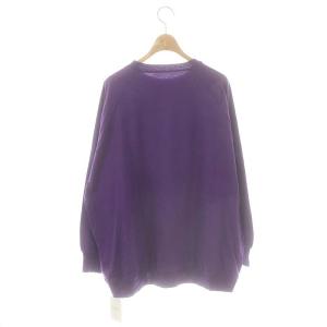 JOURNAL STANDARD LUXE ラスティックジャージークルーネックプルオーバー カットソー 長袖 F 紫 パープル /ES OS