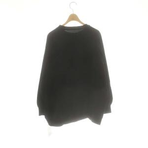 JOURNAL STANDARD LUXE ラスティックジャージークルーネックプルオーバー カットソー 長袖 F ブラック /ES OS