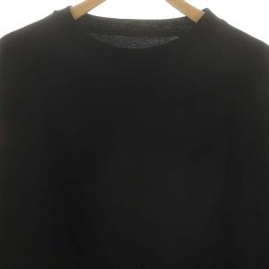 JOURNAL STANDARD LUXE ラスティックジャージークルーネックプルオーバー カットソー 長袖 F ブラック /ES OS